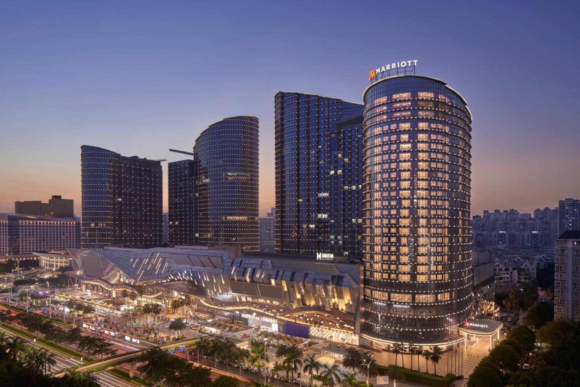 Nanning Marriott Hotel Exterior foto